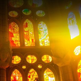 kerk glas in lood 
